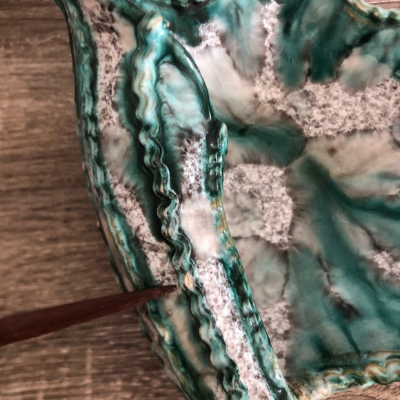 Vtg MCM Italian Ceramic Shell Dish - Picture 13 of 13